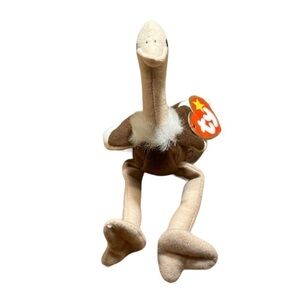 Ty Teenie Beanie Babies “Stretchy” the Ostrich